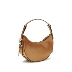 Bolso bandolera de ante de vaca beige de Prada