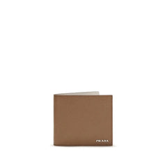 Prada Beige Calf Leather Bos Taurus Wallet