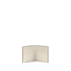 Prada Beige Calf Leather Bos Taurus Wallet