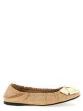 Prada Beige Kalveskind Ballerinaer