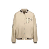 Prada Beige Calfskin Bomber - 40
