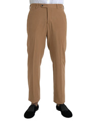 Prada Beige Cashmere Men Straight Fit Dress Pants - Trousers