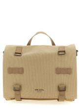 Prada Beige Cotton Crossbody Bag