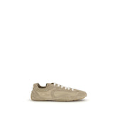 Prada Beige Lamb Ovis Aries Aries Athletic Sneakers