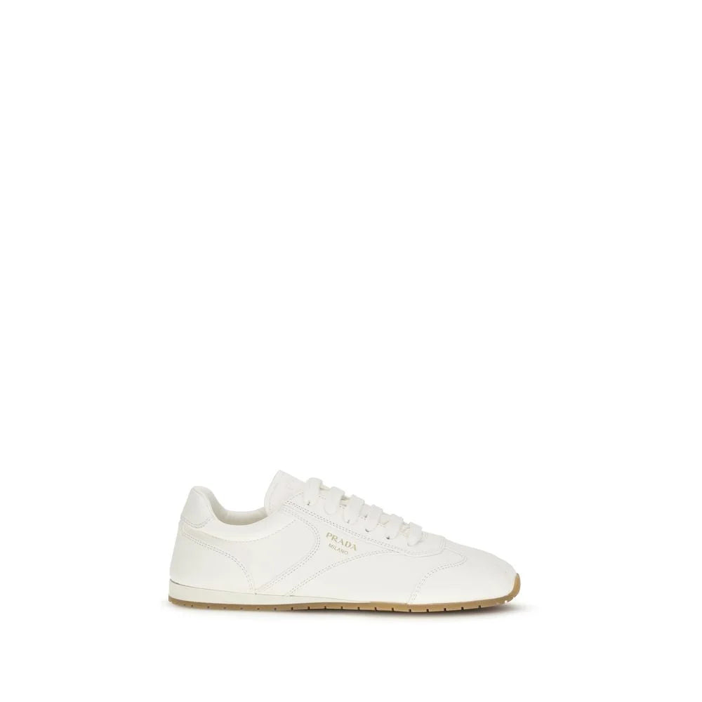 Prada Beige Lamb Ovis Aries Aries Low Top Sneakers - EU37/US7