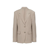 Prada Bézs Mohair Blazer - 40