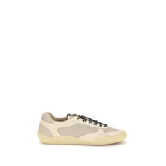 Prada Beigefarbene Polyester-Sneakers