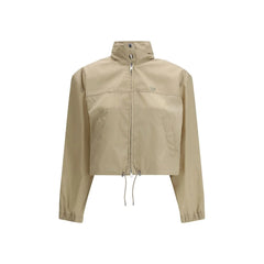 Prada Beige Recycled Polyamide Shell Jacket