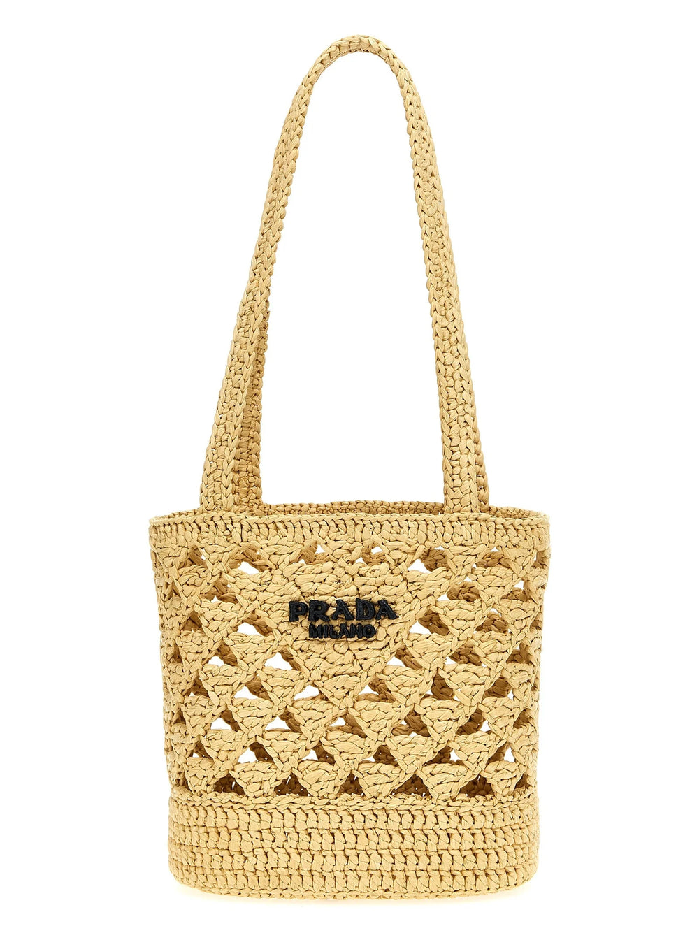 Prada Beige Viscose Handbag