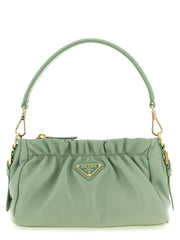 Prada Bicolor Lamb Leather Shoulder Bag