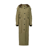 Prada bicolor poliamid kabát - 42
