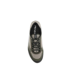 Prada Bicolor Polyester Athletic Sneakers