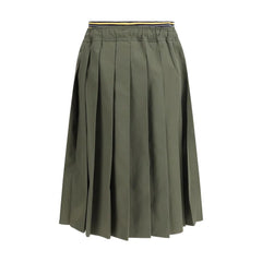 Prada Bicolor Polyester Midi Skirt - IT42 | L