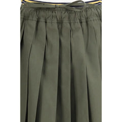 Prada Bicolor Polyester Midi Skirt - IT42 | L