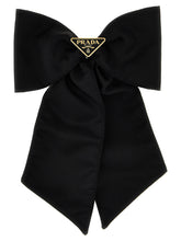Prada Black Brass Hair Clip