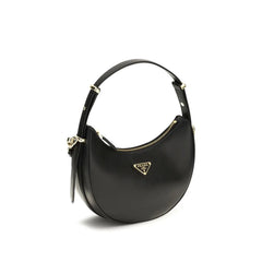 Prada Black Calf Leather Bos Taurus Backet Bag
