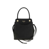 Prada Black Calf Leather Bos Taurus Shoulder Bag