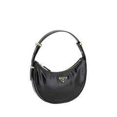 Prada Black Calf Leather Bos Taurus Shoulder Bag