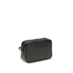 Prada Black Calf Leather Bos Taurus Shoulder Bag