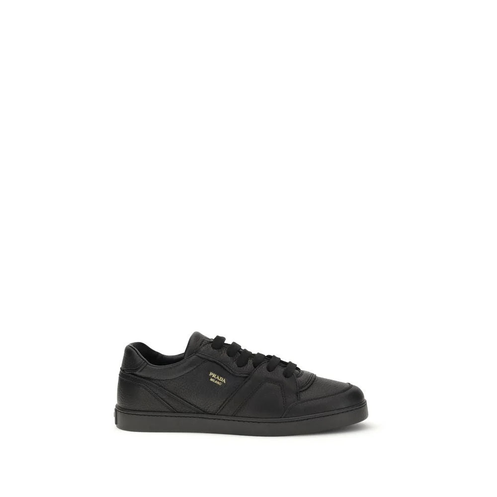 Prada Black Calf Leather Bos Taurus Sneakers - EU43/US10