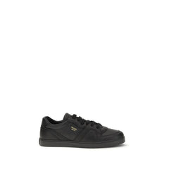 Prada Black Calf Leather Bos Taurus Sneakers - EU43/US10