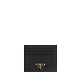 Prada Black Calf Leather Bos Taurus Wallet