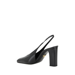 Prada Black Calf Leather Pumps - EU37.5/US7.5 - Heels