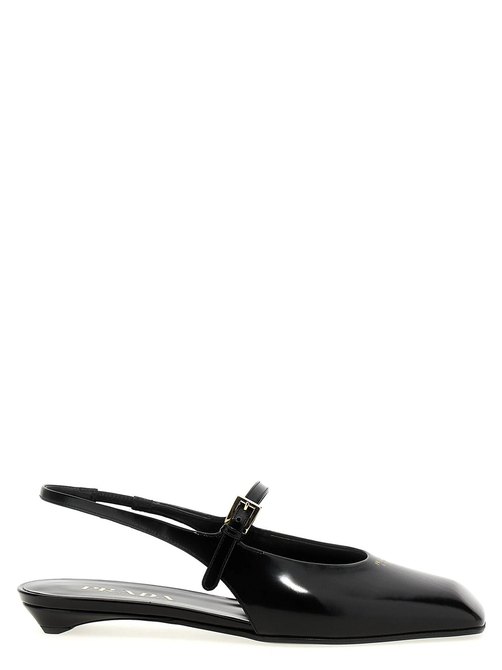 Prada Black Calfskin Ballet Flats - EU36/US6