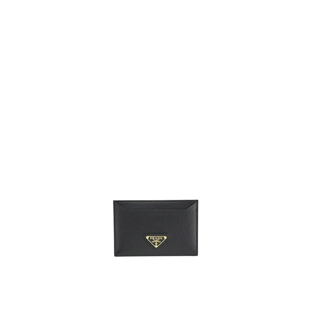 Prada Black Calfskin Cardholder