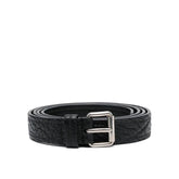 Prada Black Calfskin Regular Belt - 85 cm / 34 Inches