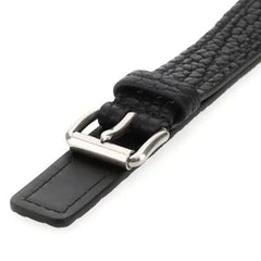 Prada حزام جلد العجل الأسود العادي - 85 سم / 34 بوصة