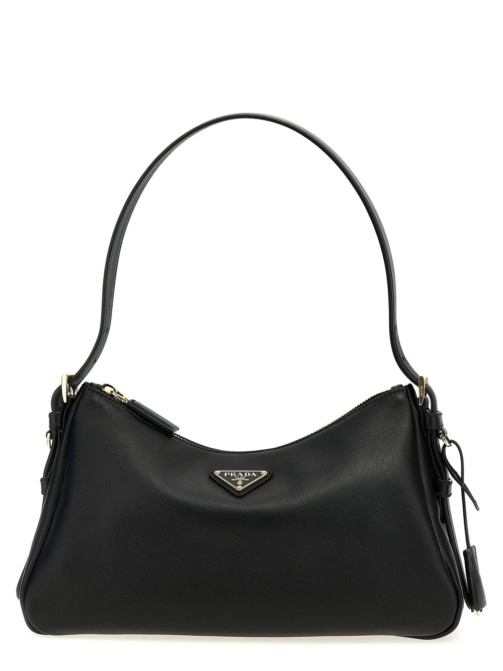 Prada Black Calfskin Shoulder Bag