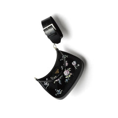 Prada Black Calfskin Shoulder Strap