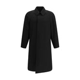 Prada Black Cotton Coat - IT48 | M