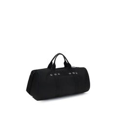 Prada Czarna Torba Podróżna i Walizka z Bawełny