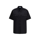Prada Black Cotton Shortsleeve Shirt - IT42 | L
