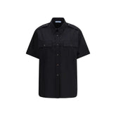 Prada Black Cotton Shortsleeve Shirt - IT42 | L