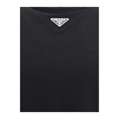 Prada Black Cotton T-Shirt
