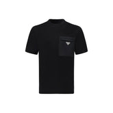 Prada Black Cotton T-Shirt - M