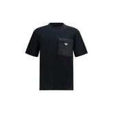 Prada Black Cotton T-Shirt - S