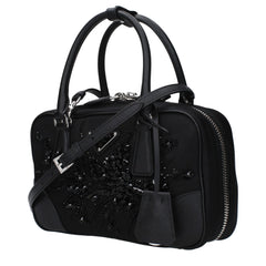Prada Black Fabric Handbag