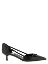 Prada Black Goatskin Mid Heel Pumps - EU38/US8