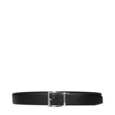 Prada Black Leather Regular Belt - 95 cm / 38 Inches