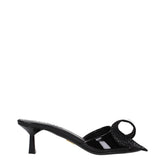 Prada Black Leather Sandals