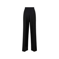 Prada Black Mohair Casual Pants - 40