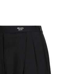 Prada Black Mohair Casual Pants - 40