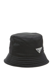 Prada Black Nylon Bucket Hat - S