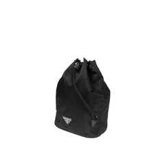 Prada Zwarte Nylon Handtas
