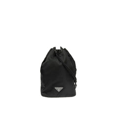 Prada Zwarte Nylon Handtas