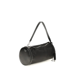 Prada Black Nylon Keychain